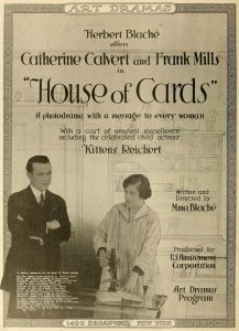 Publicité pour le film House of cards, 1917
