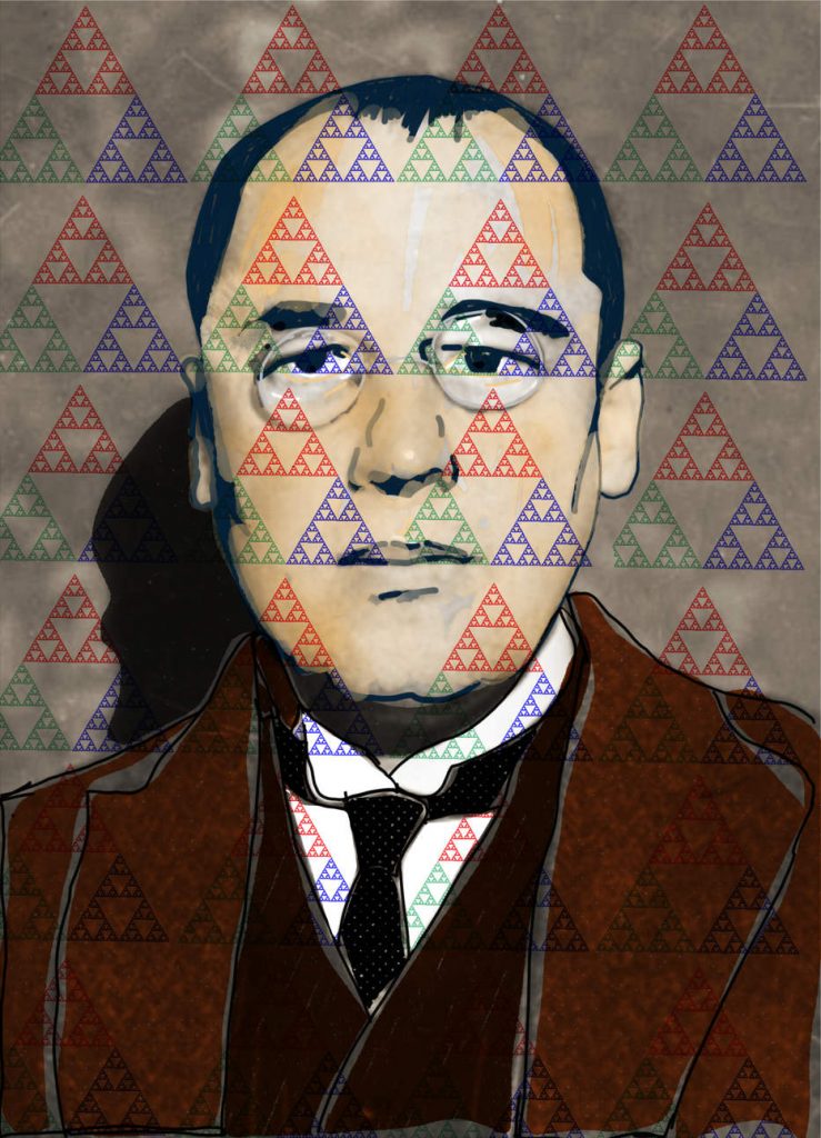 Wacław Sierpiński (CC-BY-SA J.P. Marquis)