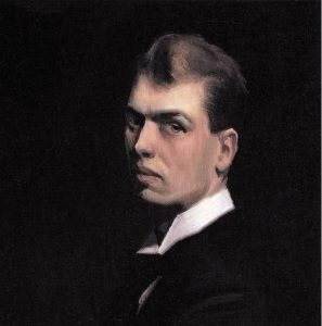 Edward Hopper (autoportrait, 1903-1906, Whithney Museum of American art, NY)