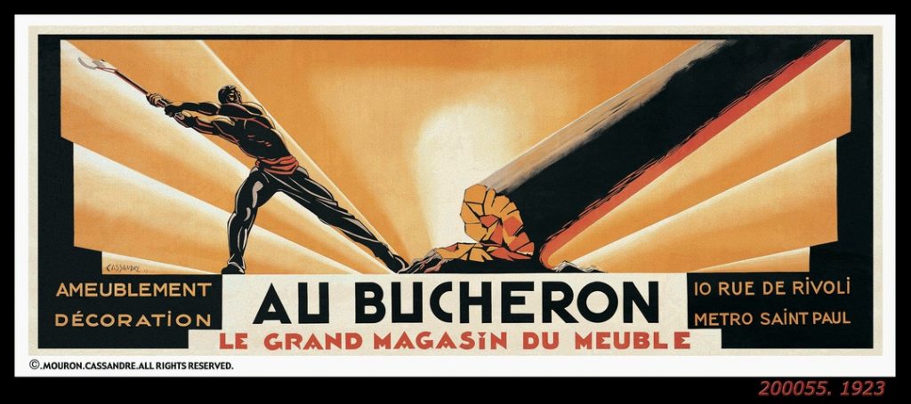 Au bucheron (1923) par Cassandre