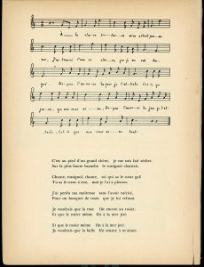 Partition et paroles
