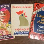 Recueil de chansons datant des années 70/80.