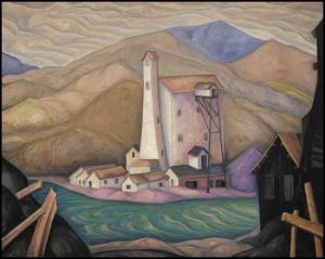 Old mine shaft cobalt (peinture)