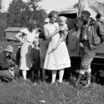 Bedaux expedition; Josephine and Balourset Halfway River; the Westergaard family - 1934