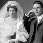 Frank Cyril Swannell and Ada Mary Driver on their wedding day