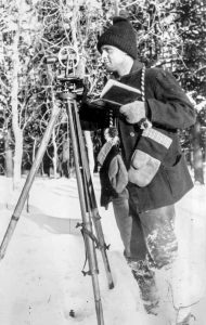 Frank Swannell, on the Endako Valley Survey
